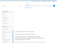Tablet Screenshot of lbge.be